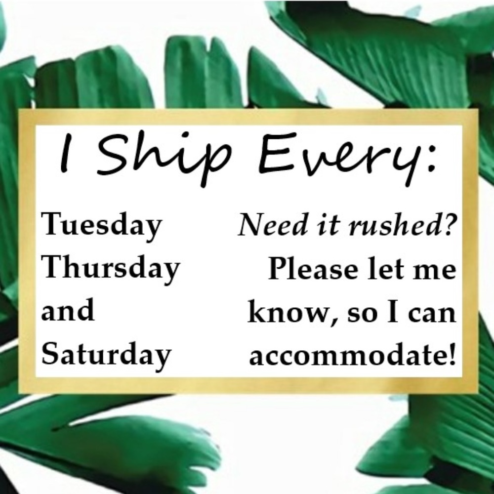 Shipping Days!
